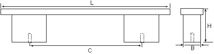 Ручка мебельная L544