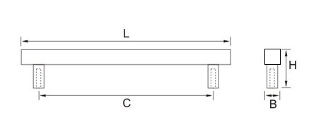 Ручка мебельная RQ196