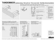 Монтаж и установка Tandembox BLUM под мойку.