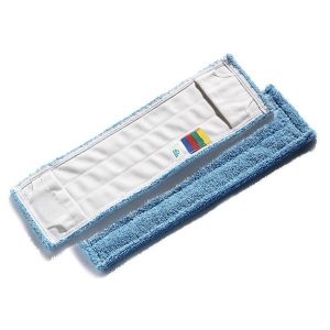 Моп Microblue с карманами, микроволокно, голубой, 40х13 см. | Материалы для клининга TTS (Италия)