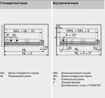 TANDEM с доводчиком полного выдвижения (под 17-19 мм.)