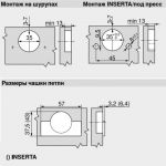 Петля CLIP top 1/2 накл. с доводчиком BLUMOTION открывание 110°