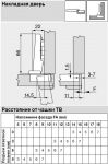петли Clip top для накладных профил. дверей, толщина до 32 мм. (откр. 95°)