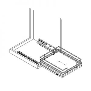 Выдвижные корзины Vibo 450 GALAXY одноярусные| Аксессуары для кухни