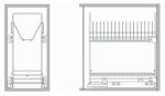 Корзина выдвижная с сушкой для посуды VIBO 300