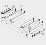 Выдвижной ящик LEGRABOX M под мойку (450 мм.)