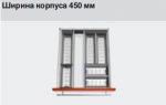 ORGA-LINE в корпус шириной 450 мм