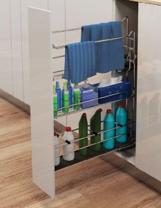 Карго для полотенец Variant MULTI 150 с направляющими REJS | Интернет-магазин мебельной фурнитуры и аксессуаров для кухни | Кухонная фурнитура и комплектующие