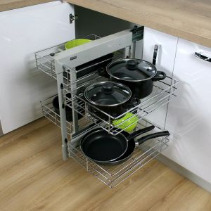 Угловой выдвижной механизм MAXIMA CLASSIC Corner Comfort  | Интернет-магазин мебельной фурнитуры и аксессуаров для кухни | Кухонная фурнитура и комплектующие