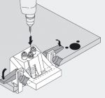 ECODRILL - шаблон для сверления присадок под мебельные петли