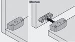 Стяжка накладная для мебели с эксцентриком