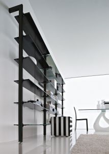 Профиль стеллажный, черный | Гардеробная система STILOS