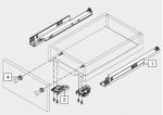 TANDEM plus без доводчика полного выдвижения