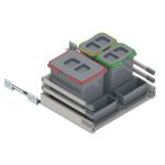 Контейнеры для мусора PRACTIKO 800 3х15 / 2х7+2х15 л.