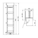 Колонна выкатная MAXIMA Classic SPACE