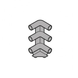 Тройной угловой держатель трубчатых разделителей | Мебельная фурнитура BLUM