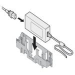 Держатель блока питания, крепление к стенке/крышке SA03