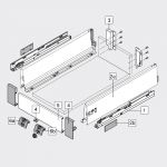 внутренний Tandembox K antaro с открыванием от нажатия (450 мм.)