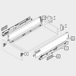 Tandembox M antaro с открыванием от нажатия (650 мм.)