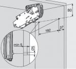 Откидной подъемник АВЕНТОС (AVENTOS) HS 8