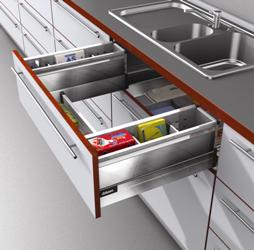 TANDEMBOX M с BOXSIDE ТАНДЕМБОКС от БЛЮМ (BLUM) под мойку (500 мм.) | Интернет-магазин мебельной фурнитуры и аксессуаров для кухни | Кухонная фурнитура и комплектующие