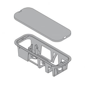 Держатель на дне (крышке) для системы автоматического открывания SERVO-DRIVE | Мебельная фурнитура BLUM