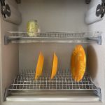 Двухуровневая сушка для посуды Вариант-3, хром