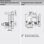 TANDEM без доводчика полного выдвижения (под 17-19 мм.)