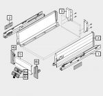 внутренний TANDEMBOX K с доводчиком BLUMOTION (400 мм)