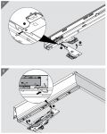 TANDEMBOX M с открыванием от нажатия (450 мм) с BOXSIDE одностенной