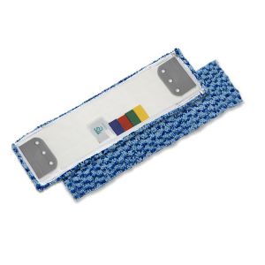 Моп Microsafe под зажимы, микрофибра, синий, 40х13 см. | Материалы для клининга TTS (Италия)