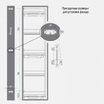 Колонна Vibo 150 для хозпринадлежностей