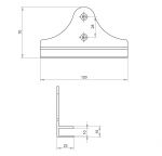 Стеклодержатель для интерьерной системы VITRA